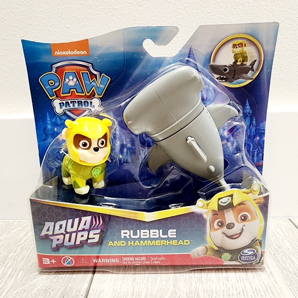 PAW Patrol Aqua Pups Rubble and Hammerhead Action Figure